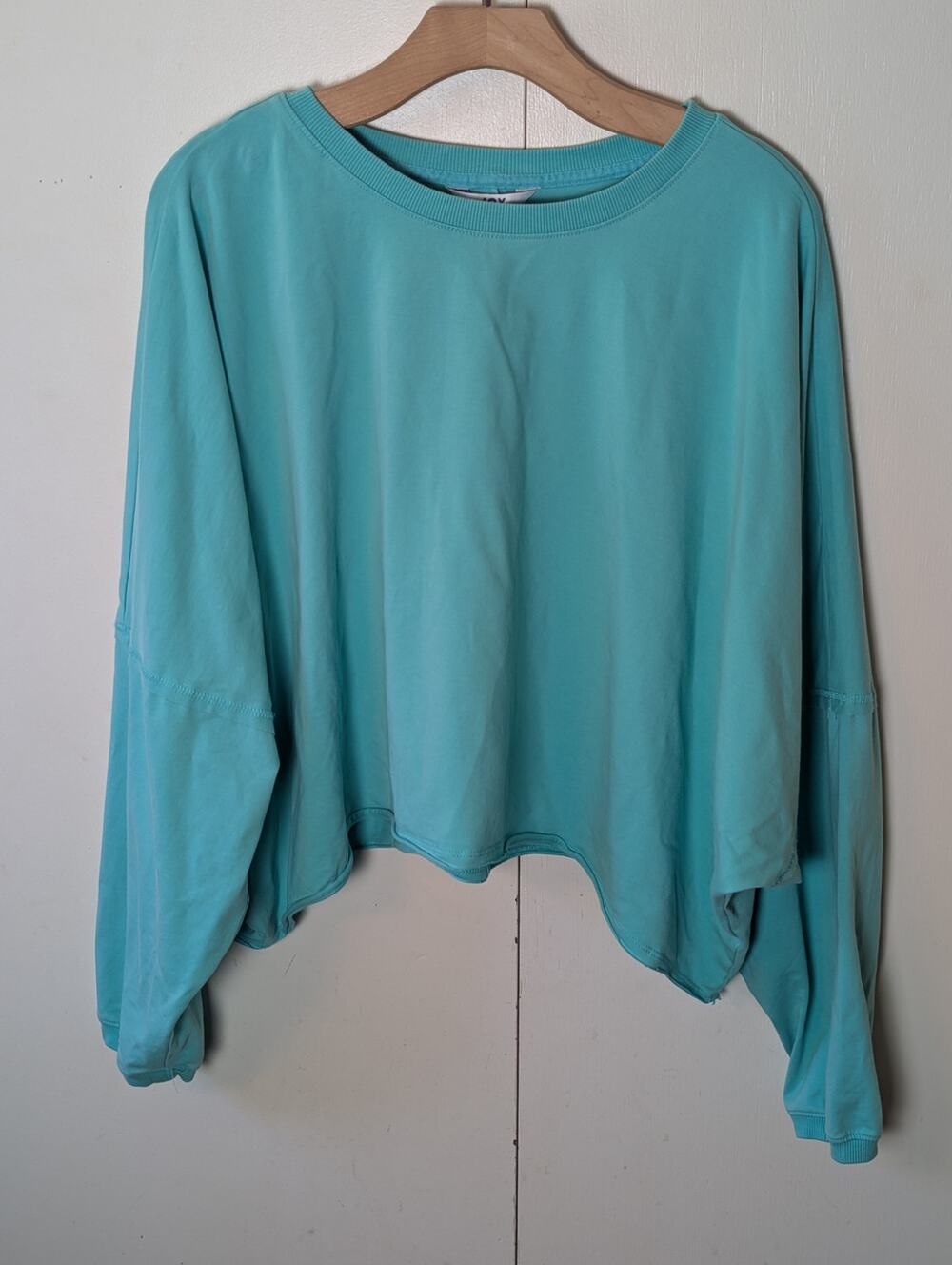 JoyLab Aqua Crew Neck Long Sleeve XXL